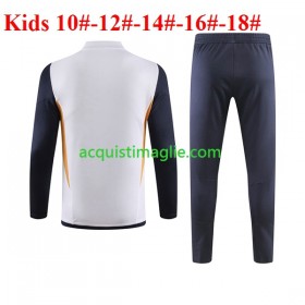 Real Madrid Bambino Tute Felpe da Allenamento Bianco 2023/2024